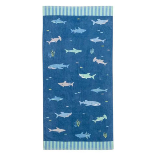 Picture of BEACH TOWEL - SHARK 76X152CM